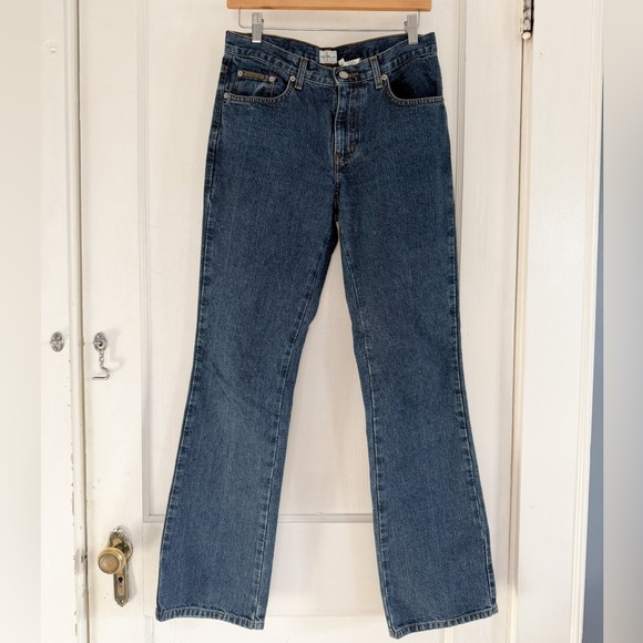 90s Women’s 27 Calvin Klein Bootcut blue jeans Doublestone - Picture 2 of 4
